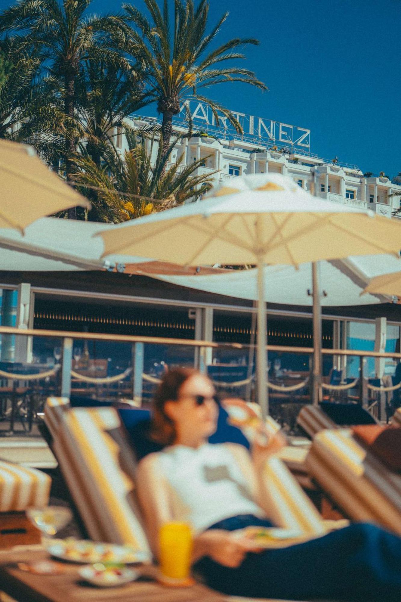 Hôtel Martinez, in The Unbound Collection by Hyatt Cannes Exterior foto The beach at the hotel